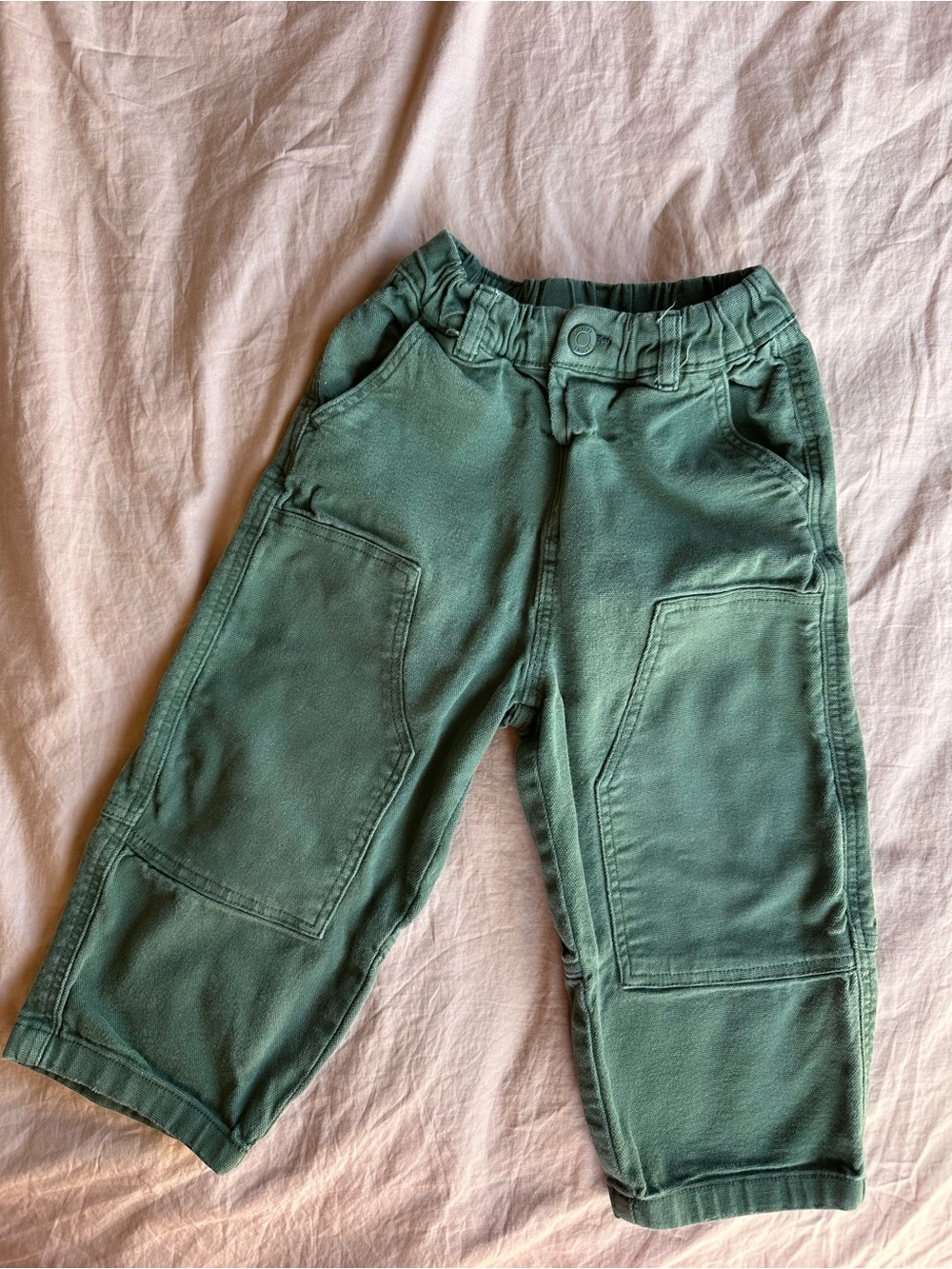 Zara Kids Green Cargo Jogger Pants